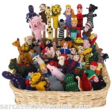 Knit Finger Puppets Assortment Bag of 25 Free Worldwide Global Shipping B00KLKFVKI